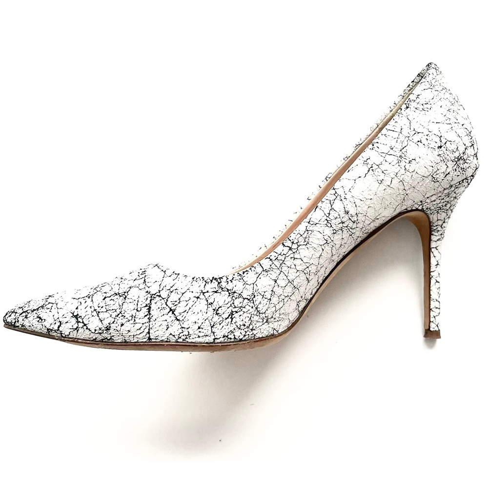 J.Crew Elsie Crackle Leather Heels